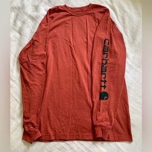 Carhartt long sleeve, XL, Red